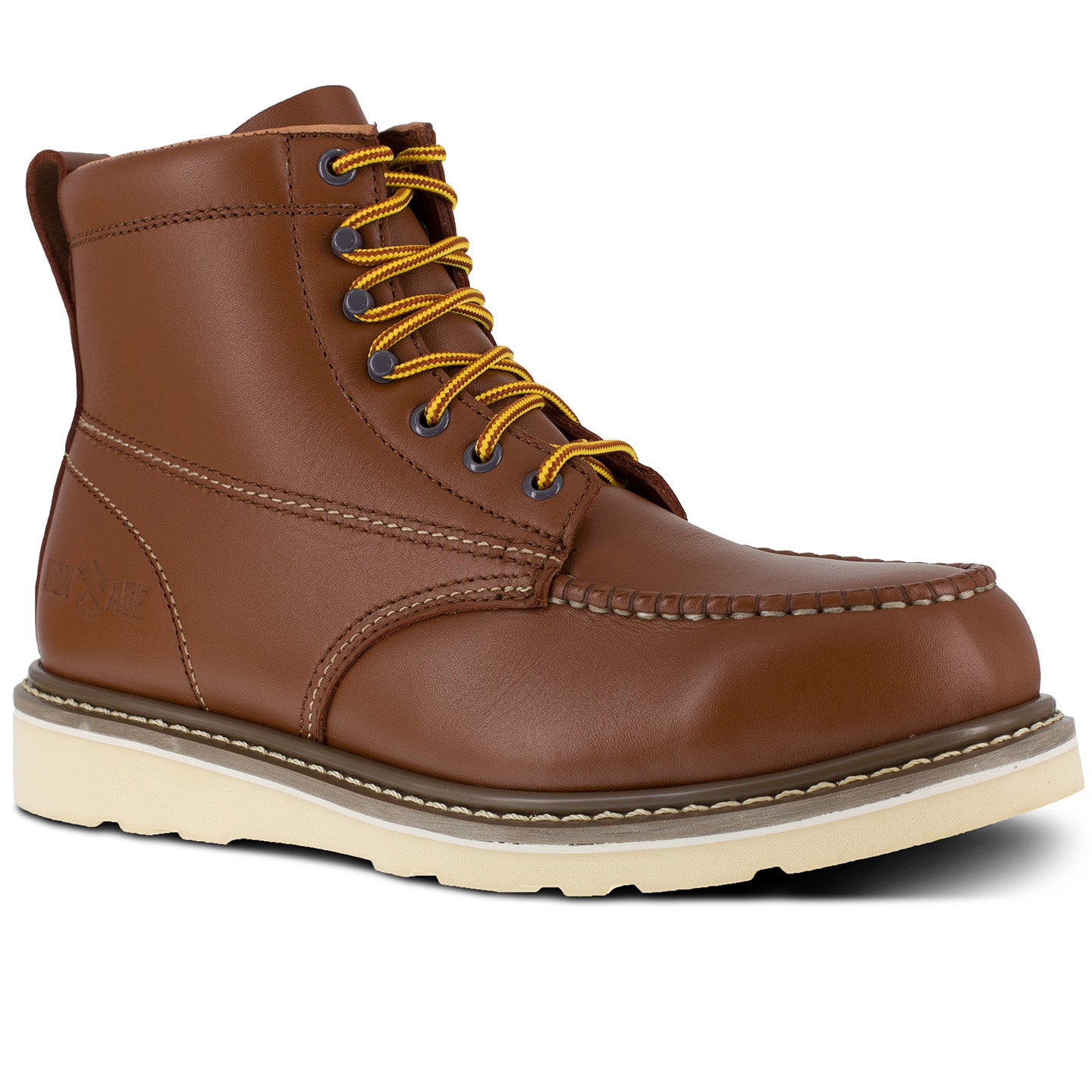 Iron Age Reinforcer Men's Steel Moc Toe Electrical Hazard Leather Work Boot - main