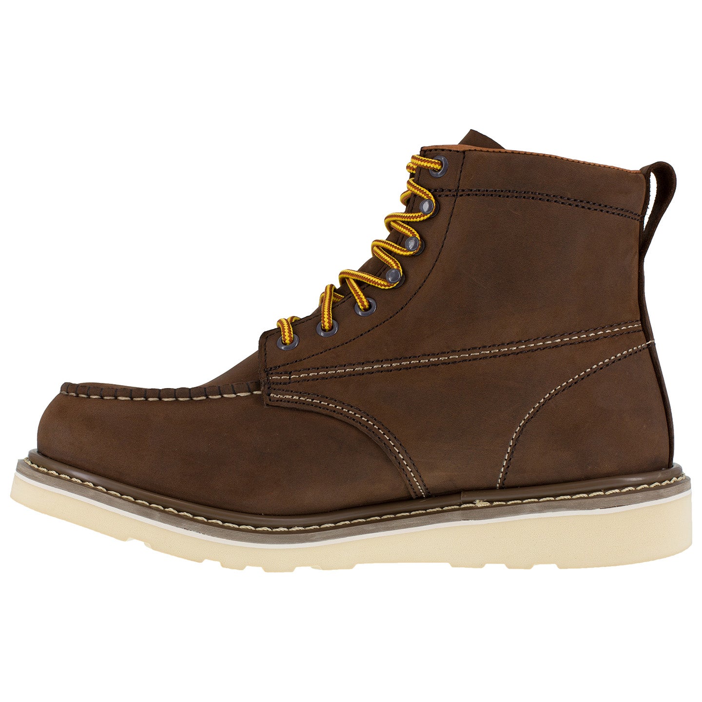 Iron Age Reinforcer Men's Steel Moc Toe Electrical Hazard Leather Work Boot - profile