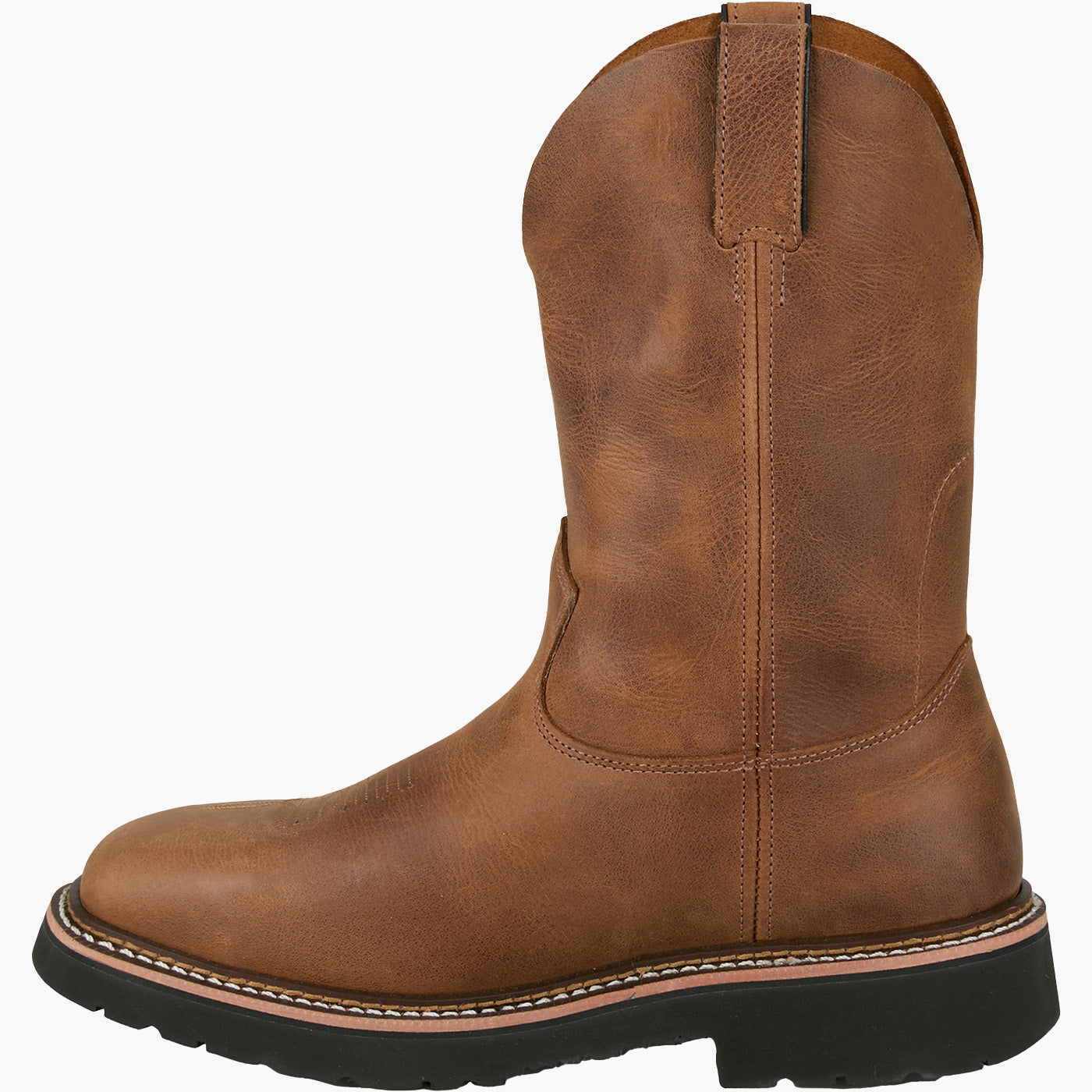 Justin Work Ames Men's 11-inch Steel Toe Electrical Hazard Pull-On Western Boot