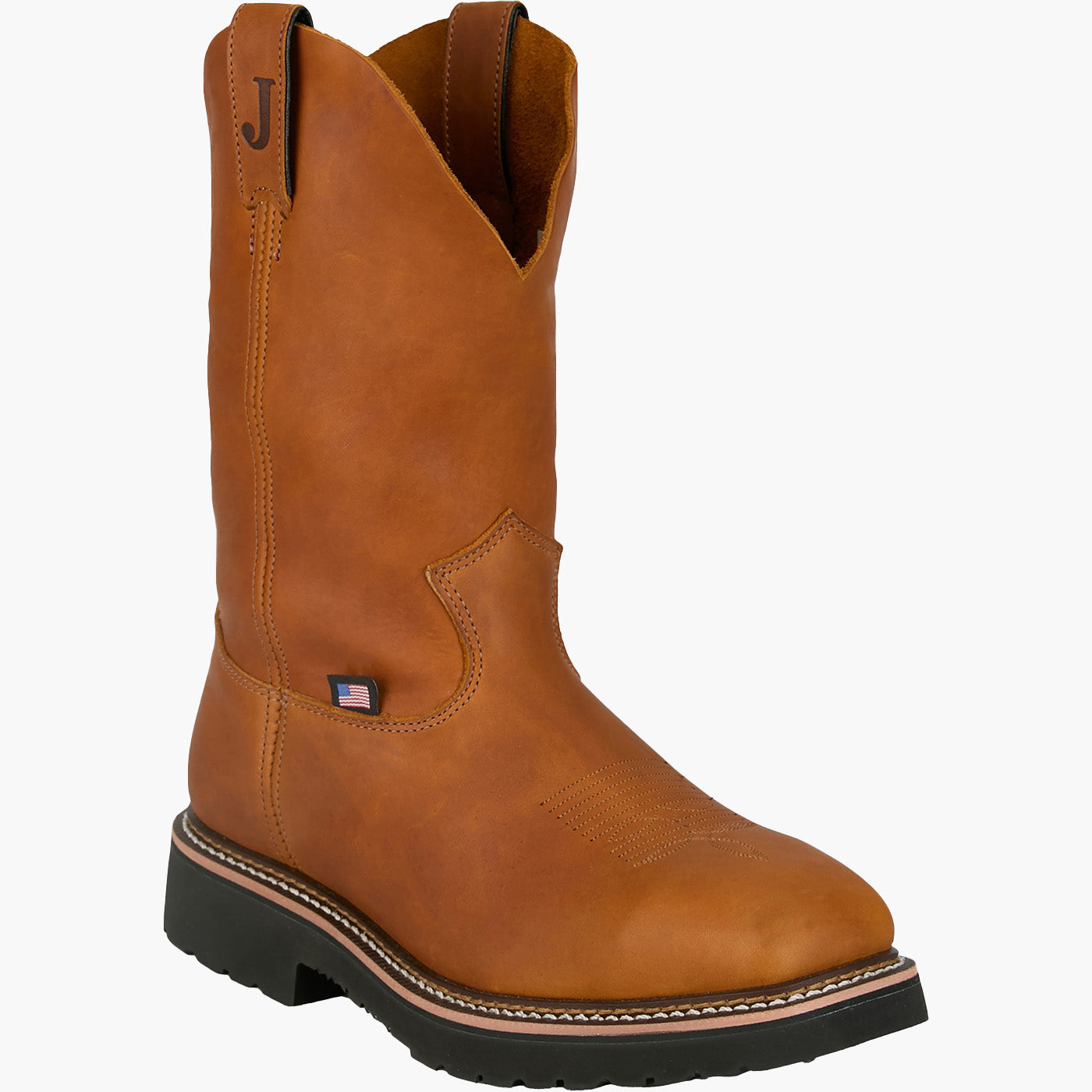 Justin Work Lafayette Men's 11-inch Steel Toe Electrical Hazard Pull-On Western Boot