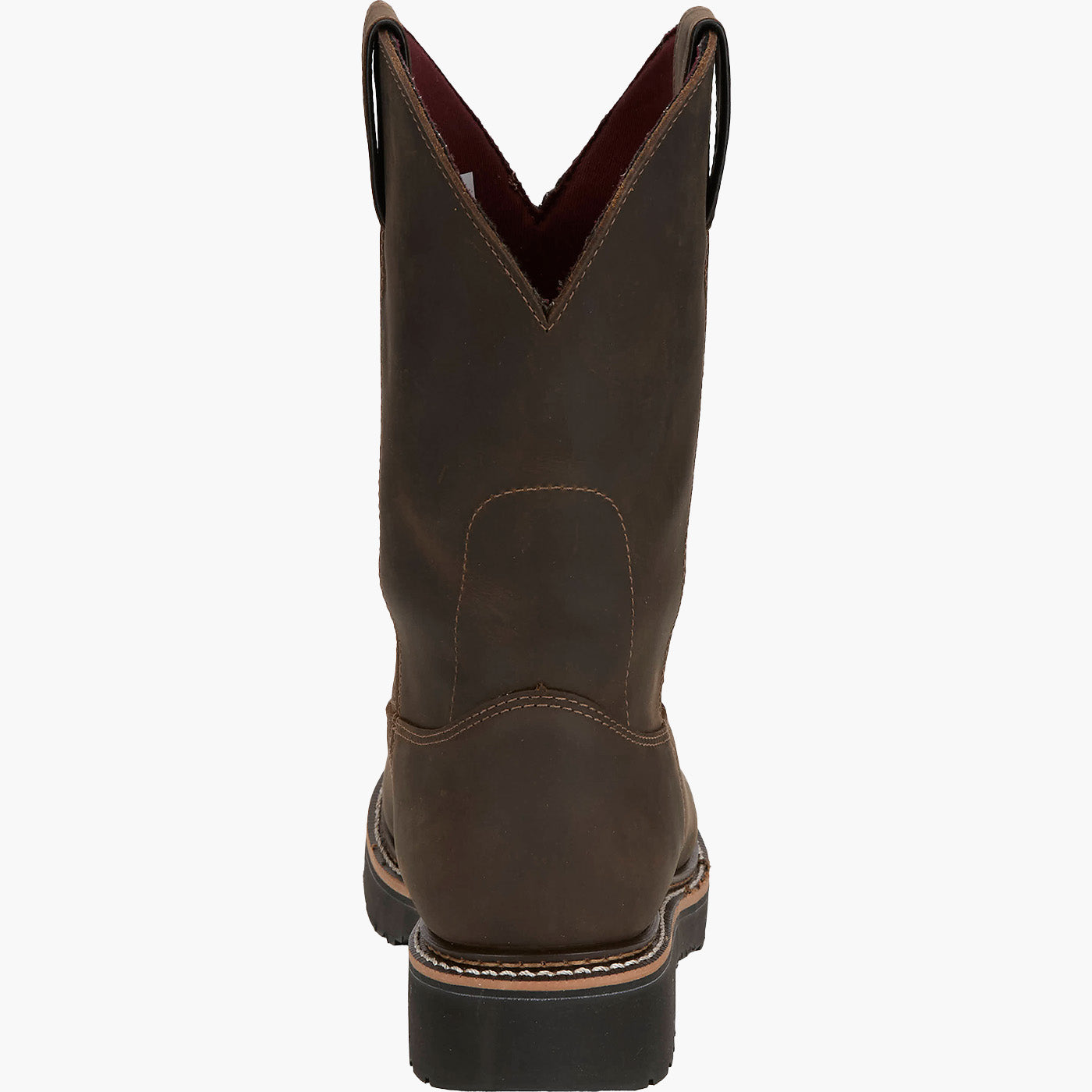 Justin Work Billings Men's 11-inch Steel Toe Electrical Hazard Waterproof Pull-On Western Boot