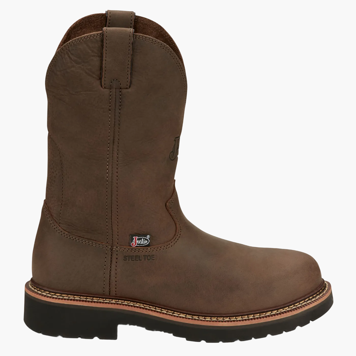 Justin Work Carbide Men's 11-inch Steel Toe Electrical Hazard Pull-On Work Boot