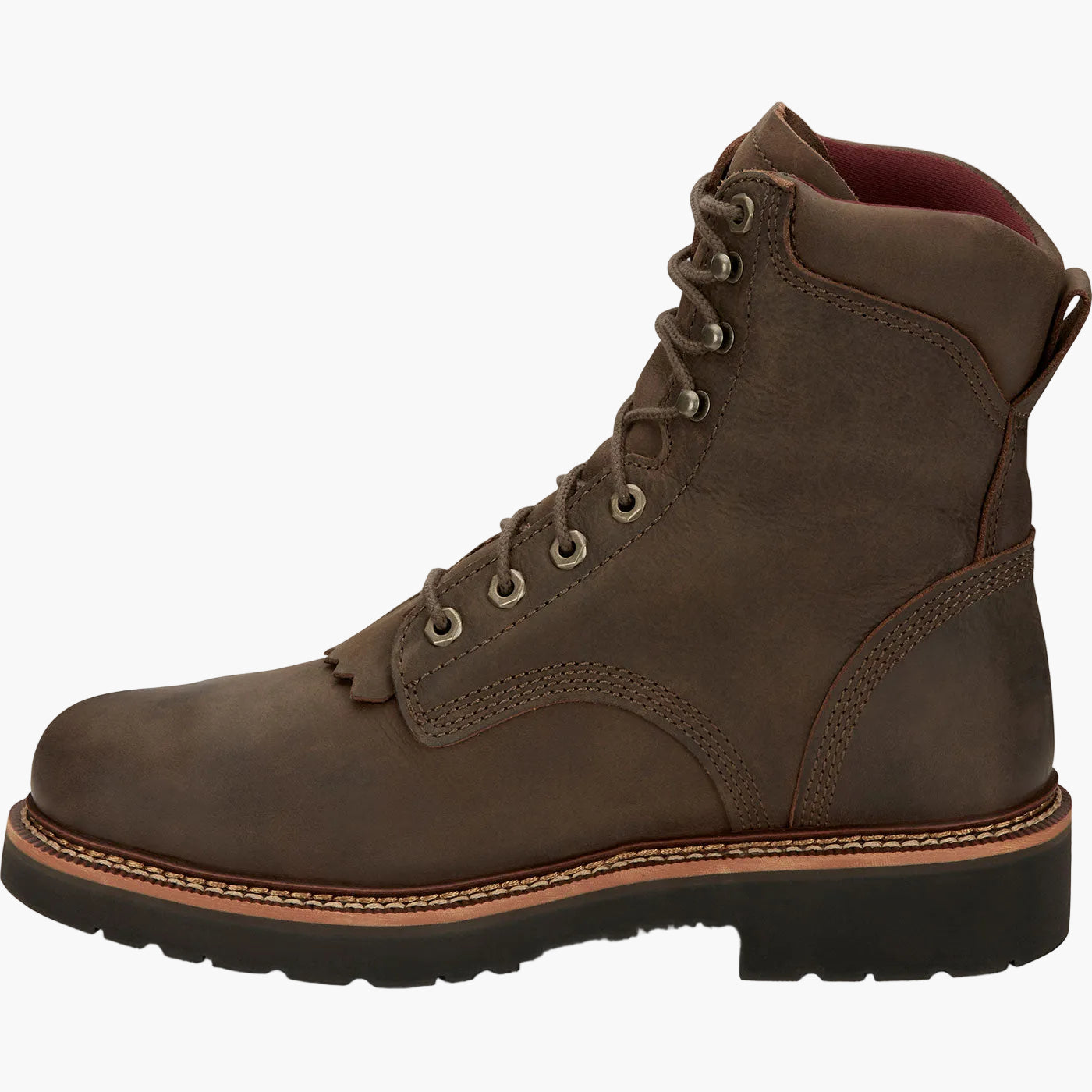 Justin Work Rivot Men's 8-inch Steel Toe Electrical Hazard Waterproof Work Boot