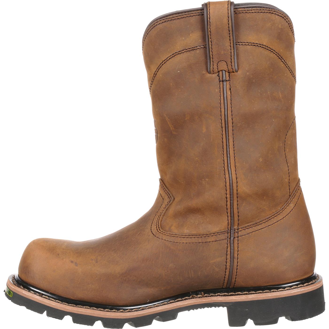 Justin Work Worker II Pulley Composite Toe Internal Met Guard Waterproof Western Work Boot - profile