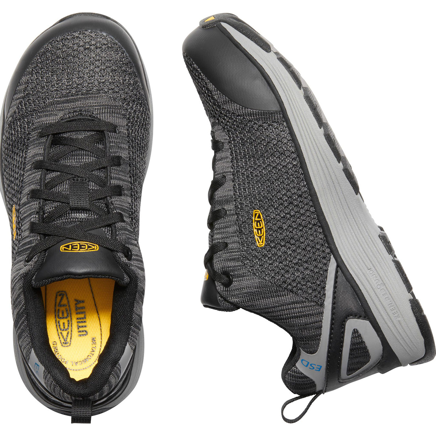 KEEN Utility® Sparta Women's Aluminum Toe Static Dissipative Athletic Work Shoe - birdseye
