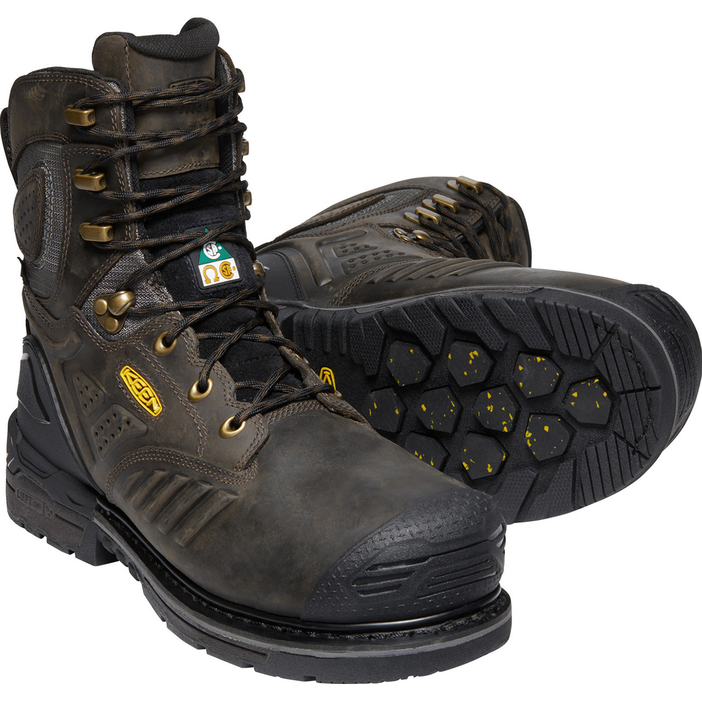 KEEN Utility® Philadelphia Men's CSA Carbon-Fiber Toe Puncture-Resistant 600G Insulated Waterproof Work Boot - profile