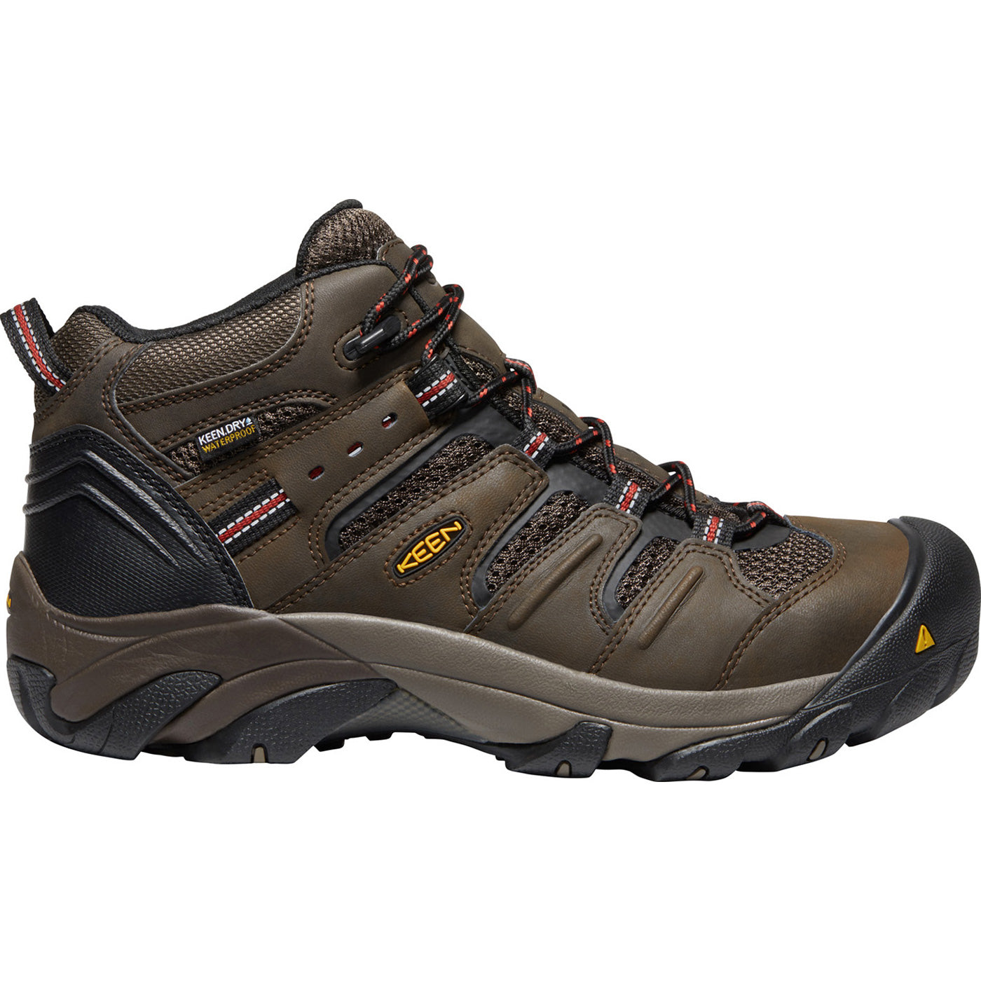 KEEN Utility® Lansing Mid Men's Steel Toe Electrical Hazard Waterproof Work Hiker - profile
