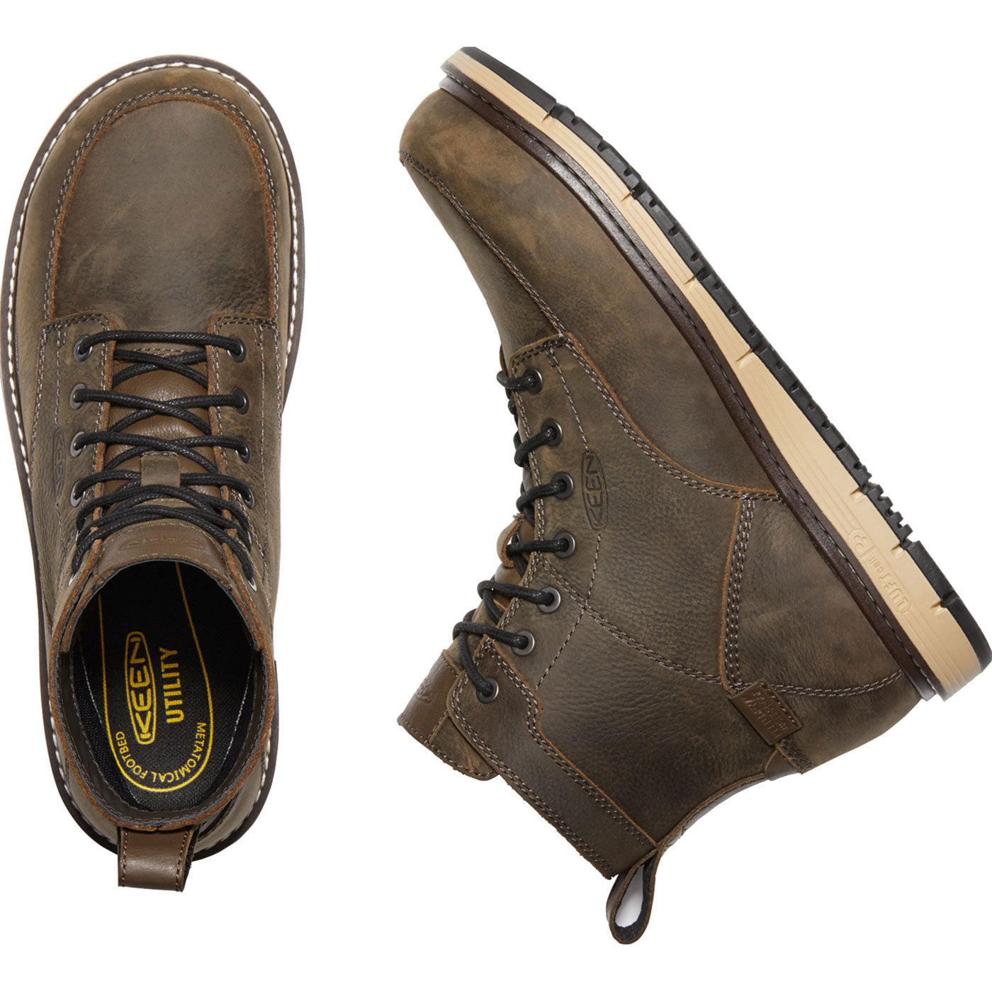 KEEN Utility San Jose Wedge Men's 6 inch Aluminum Toe Electrical Hazard Waterproof Work Boot