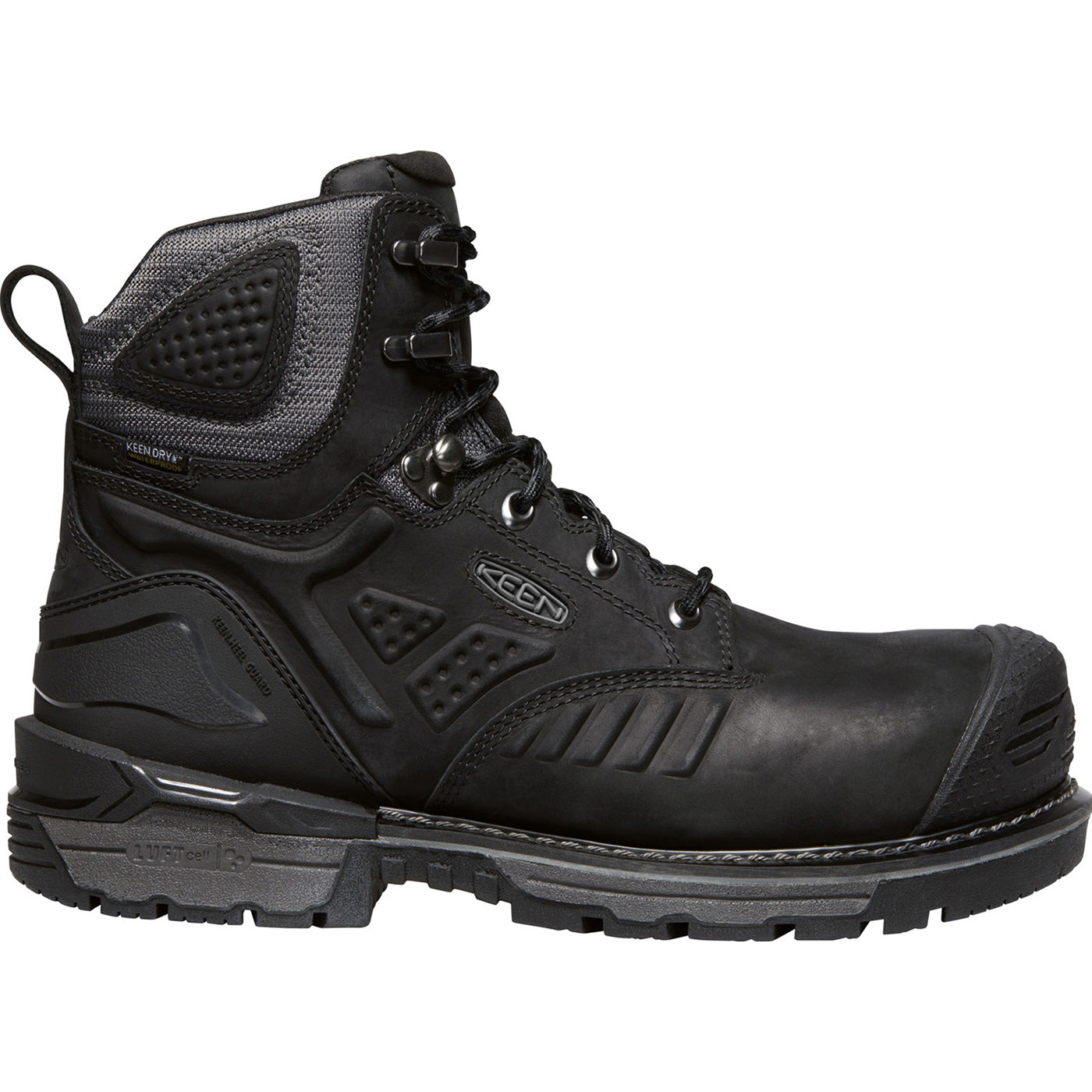 KEEN Utility® Philadelphia Men's Carbon-Fiber Toe Electrical Hazard Waterproof Work Boot - profile