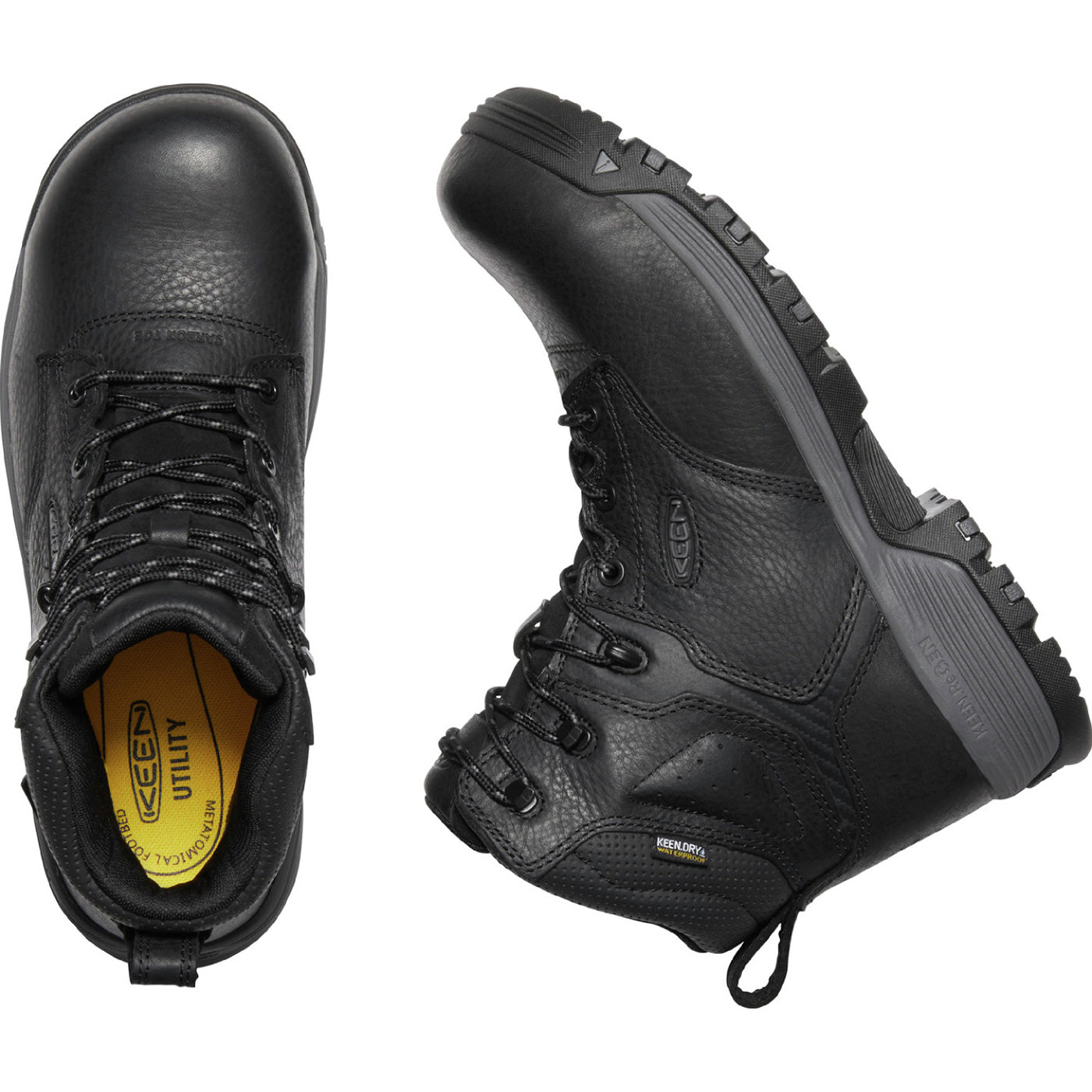 KEEN Utility® Chicago Men's Carbon Fiber Toe Electrical Hazard Waterproof Work Boot - birdseye