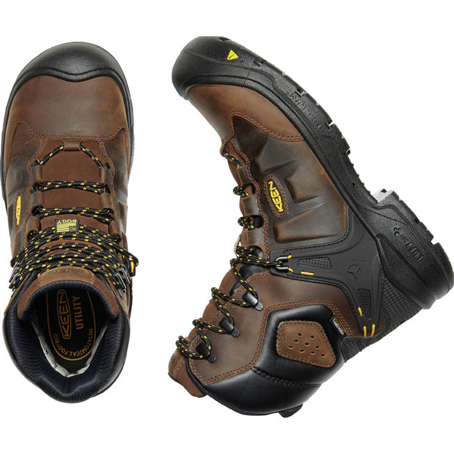 木戸 KEEN Utility® Dover Men's 8 Inch 600G Insulated Carbon-Fiber Toe