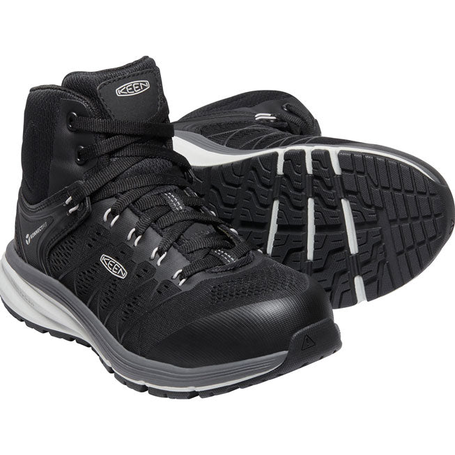 KEEN Utility® Vista Energy Mid Women's Carbon Fiber Toe Electrical Hazard Hi-Top Athletic Work Shoe - front