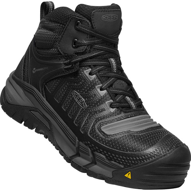 KEEN Utility Kansas City Mid Men's Carbon Fiber Toe Electrical Hazard Waterproof Hi-Top Athletic Work Shoe - main