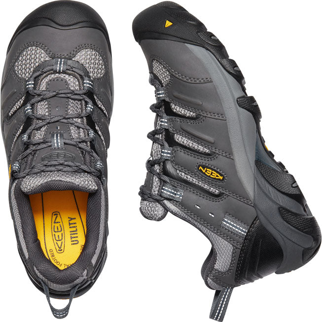 KEEN Utility® Lansing Low Women's Steel Toe Electrical Hazard Work Shoe - birdseye