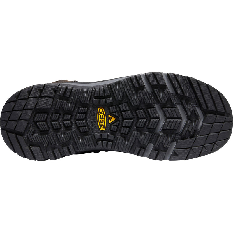 KEEN Utility Kansas City Mid Men's Carbon Fiber Toe Electrical Hazard Waterproof Hi-Top Athletic Work Shoe - outsole