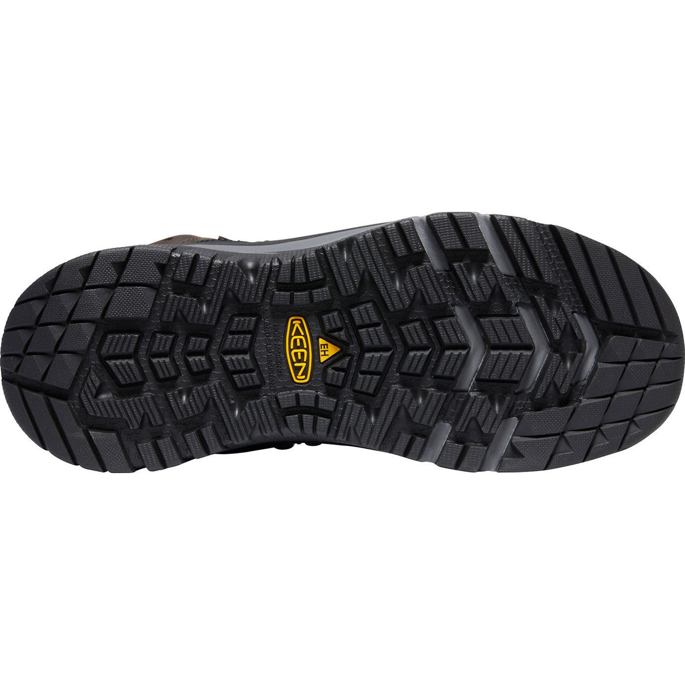 KEEN Utility Kansas City Mid Men's Carbon Fiber Toe Electrical Hazard Waterproof Hi-Top Athletic Work Shoe - outsole