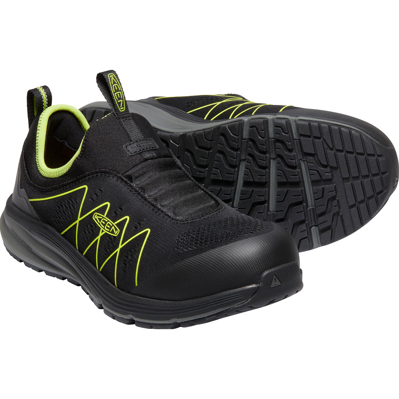 KEEN Utility® Vista Energy Shift Men's Carbon Fiber Toe Electrical Hazard Slip-On Athletic Work Shoe - front