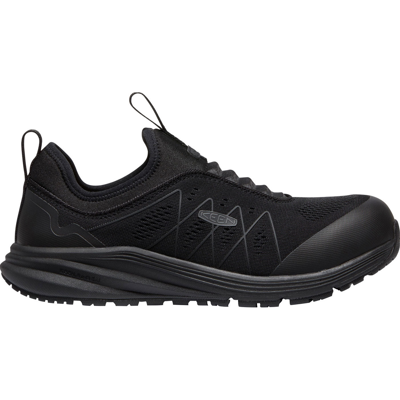 KEEN Utility® Vista Energy Shift Men's Carbon Fiber Toe Static-Dissipative Slip-On Athletic Work Shoe - profile