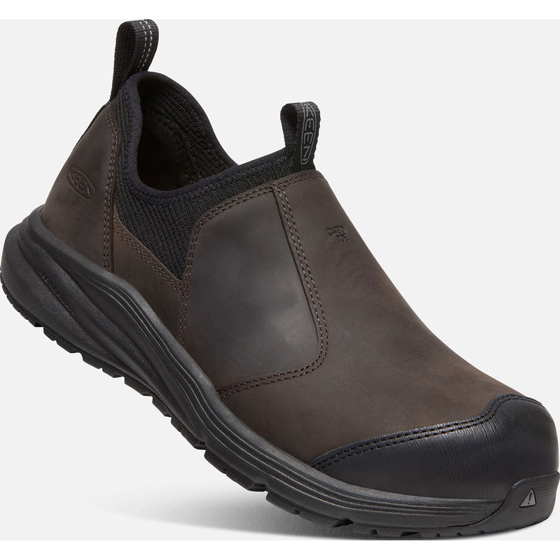 KEEN Utility® Vista Energy+ Shift Men's Carbon Fiber Toe Static-Dissipative Leather Slip-On Work Shoe - main