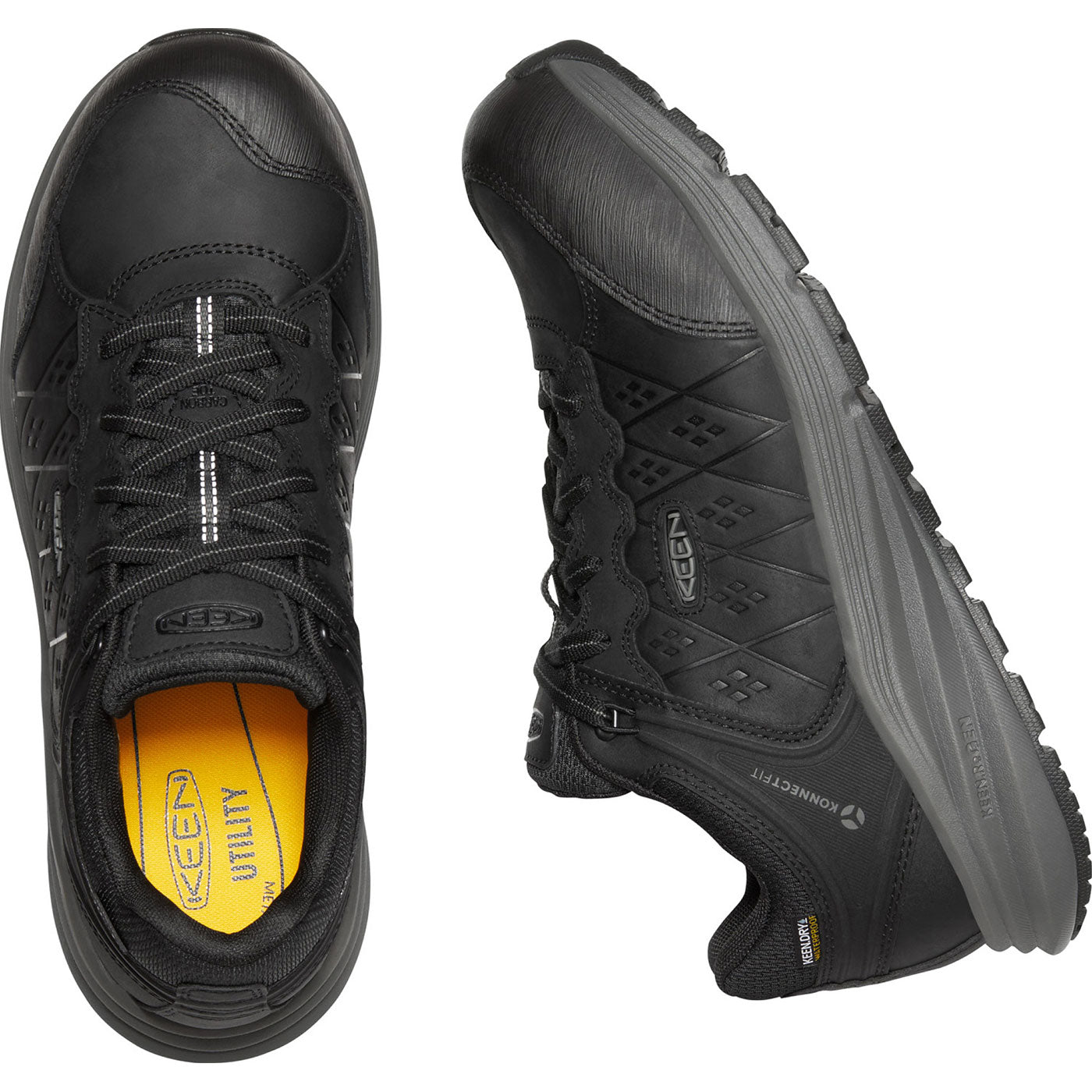 KEEN Utility® Vista Energy+ Men's Carbon Fiber Toe Waterproof Leather Work Shoe - birdseye