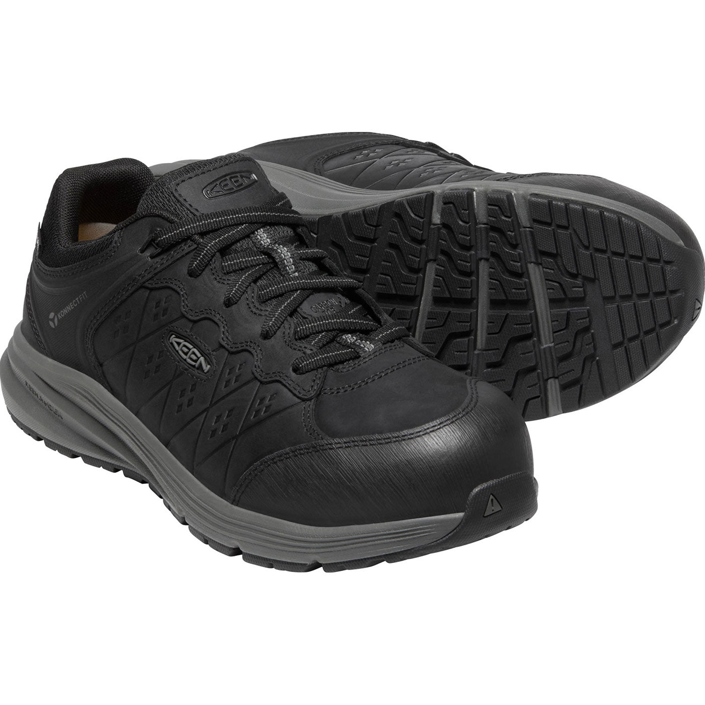 KEEN Utility® Vista Energy+ Men's Carbon Fiber Toe Waterproof Leather Work Shoe - front