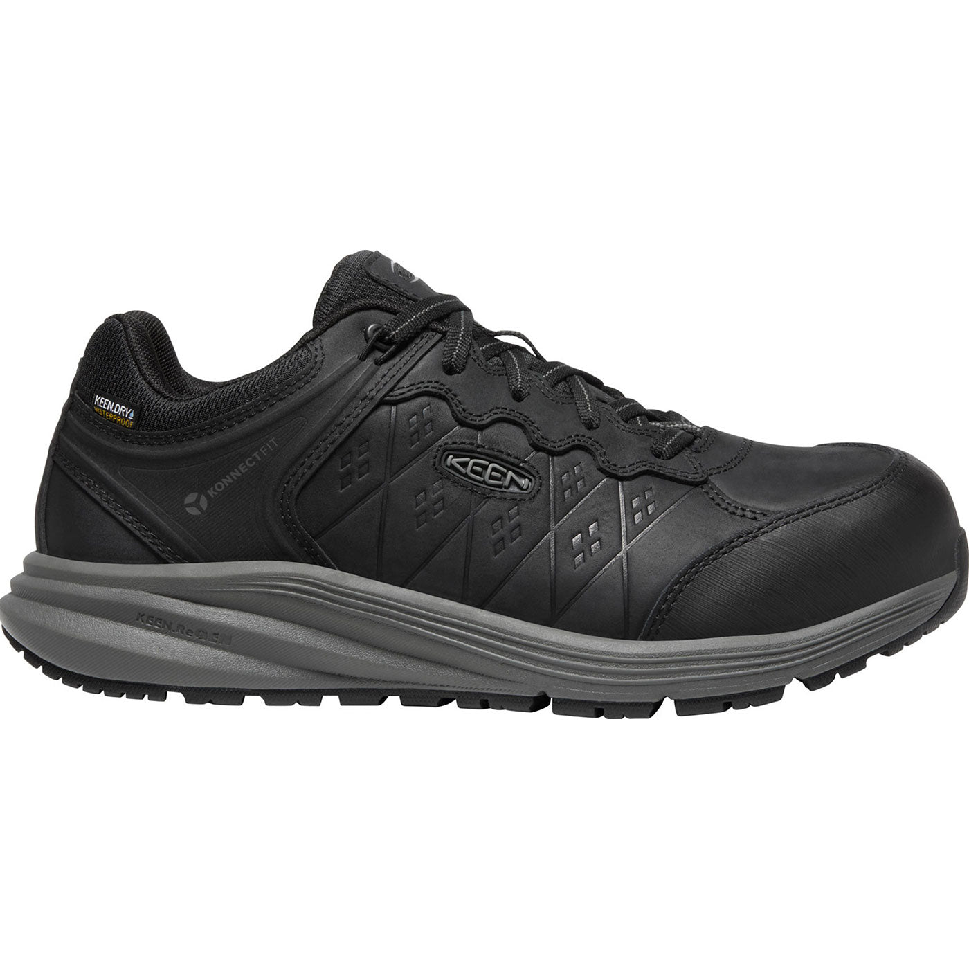 KEEN Utility® Vista Energy+ Men's Carbon Fiber Toe Waterproof Leather Work Shoe - profile