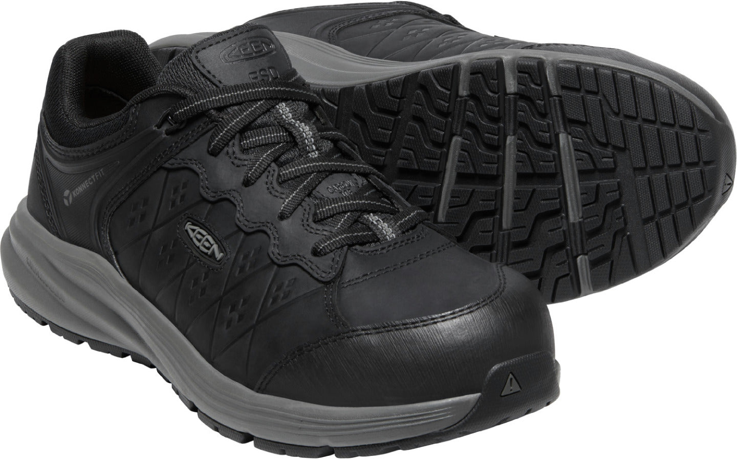 KEEN Utility® Vista Energy+ Shift Men's Carbon Fiber Toe Static-Dissipative Leather Work Shoe - front