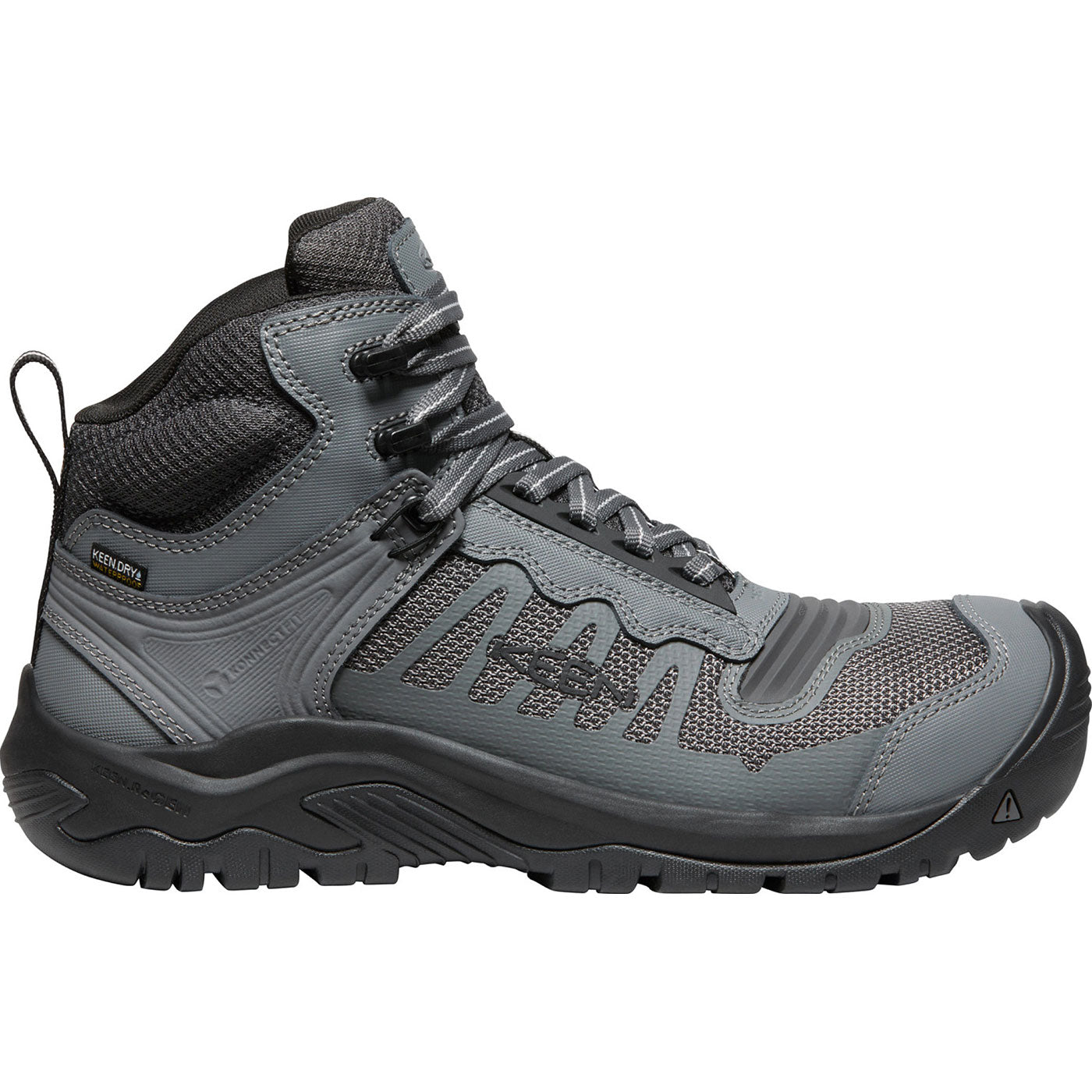 KEEN Utility Reno Mid Men's Carbon Fiber Toe Electrical Hazard Waterproof Hi-Top Athletic Work Boot - main