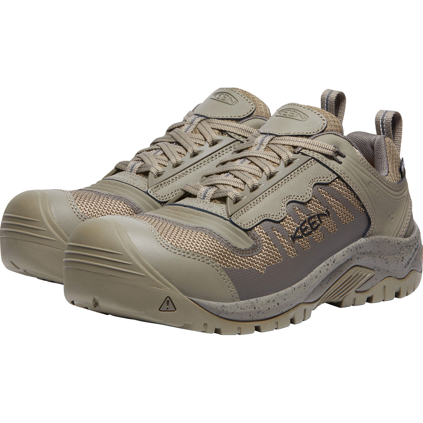 KEEN Utility Reno Men's Carbon Fiber Toe Electrical Hazard Waterproof Athletic Work Shoe - profile