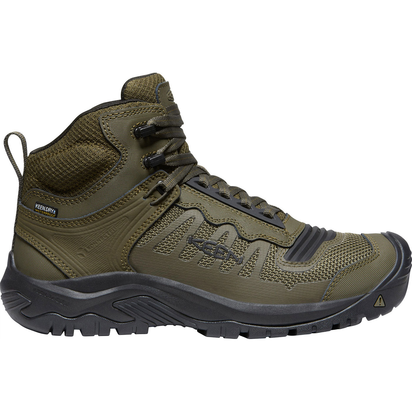 KEEN Utility Reno Mid Men's Electrical Hazard Waterproof Hi-Top Athletic Work Boot - profile