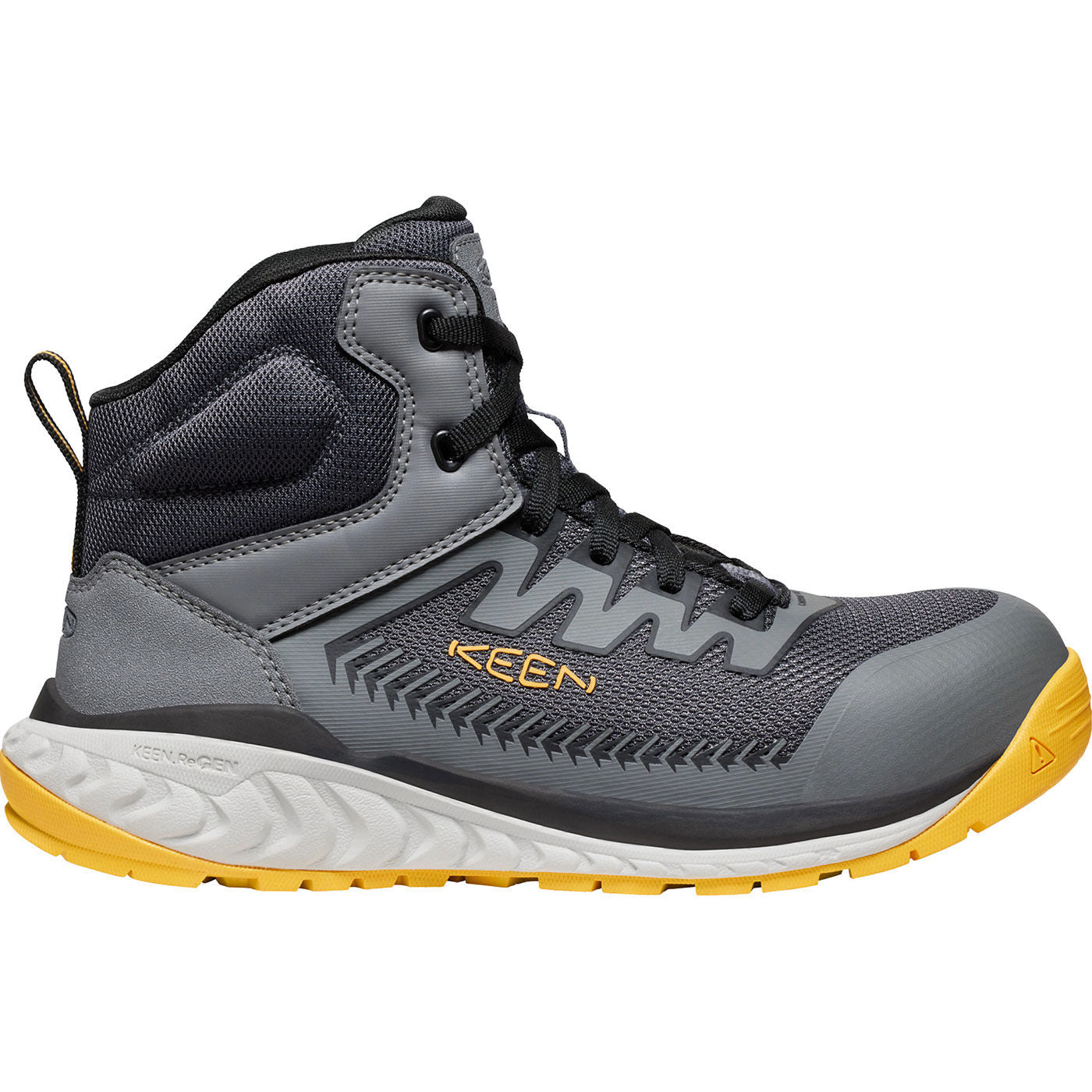 KEEN Utility® Arvada Mid Men's Carbon Fiber Toe Electrical Hazard Athletic Work Shoe - profile