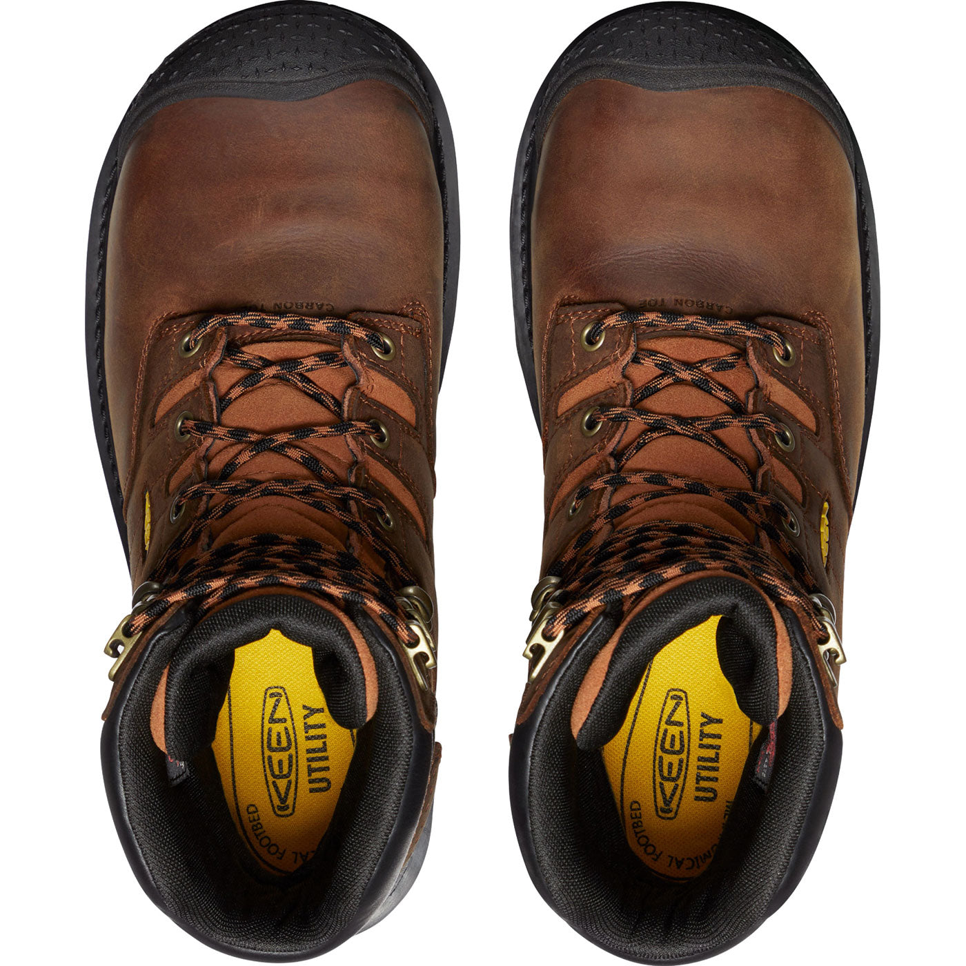 KEEN Utility® Camden Men's 8-inch Carbon-Fiber Toe 600G Insulated Waterproof Work Boot - birdseye