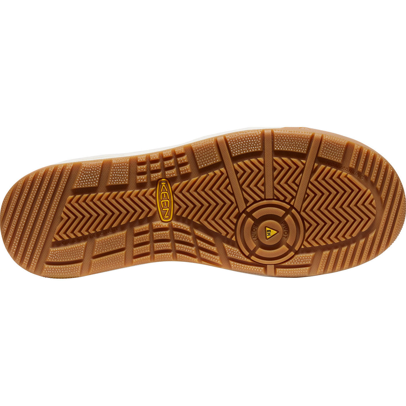 KEEN Utility Kenton Mid Men's Carbon Fiber Toe Electrical Hazard Athletic Work Shoe - outsole