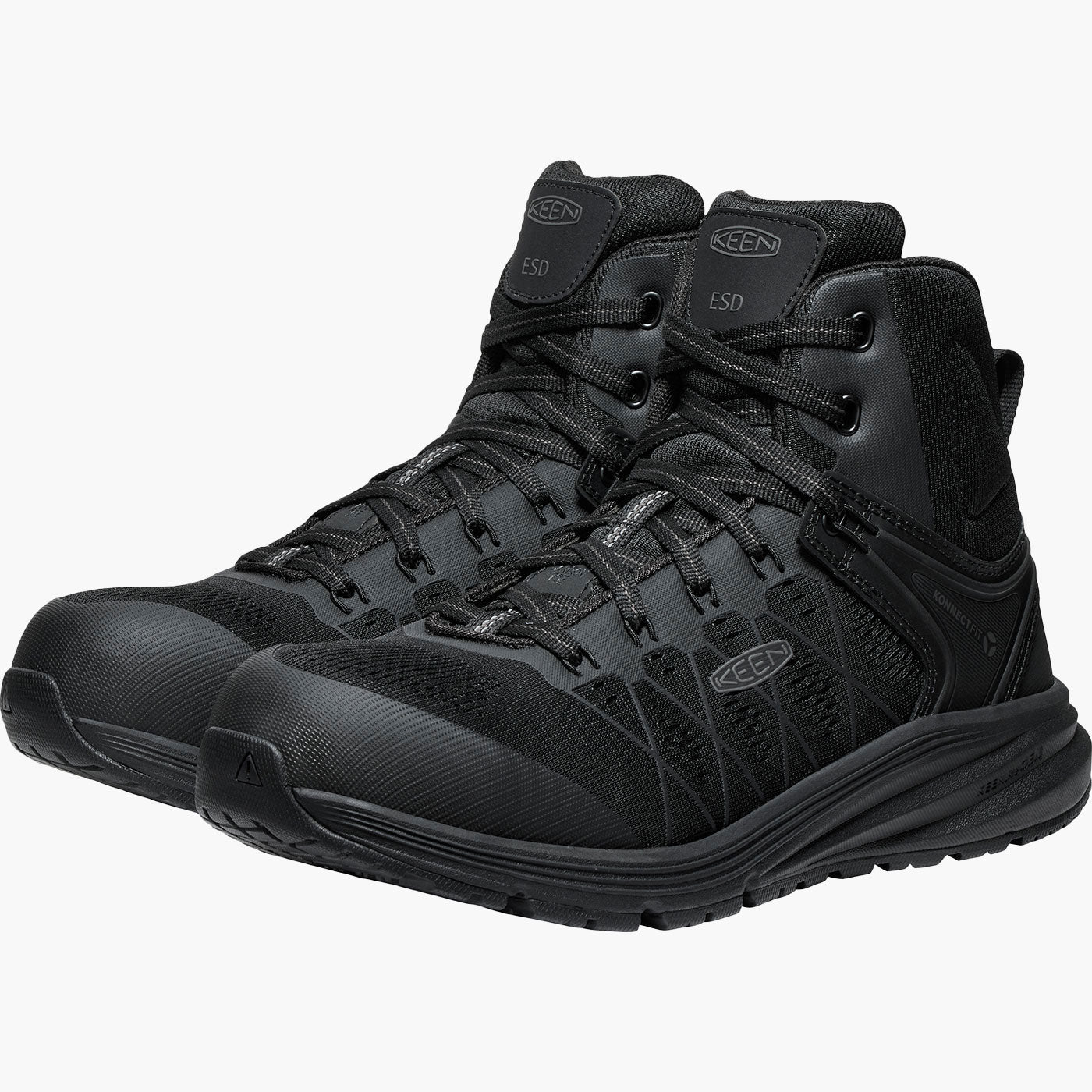 KEEN Utility® Vista Energy Mid Men's Carbon Fiber Toe Static-Dissipative Hi-Top Athletic Work Shoe