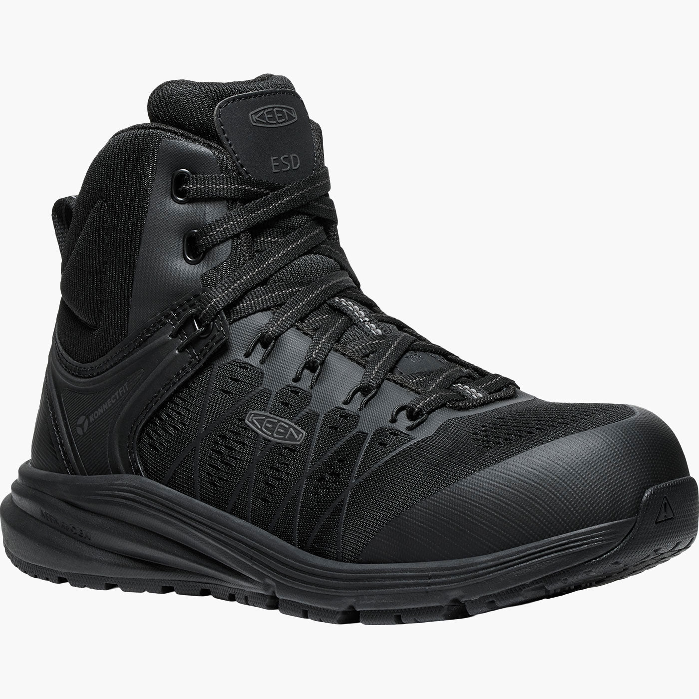 KEEN Utility® Vista Energy Mid Women's Carbon Fiber Toe Static-Dissipative Hi-Top Athletic Work Shoe