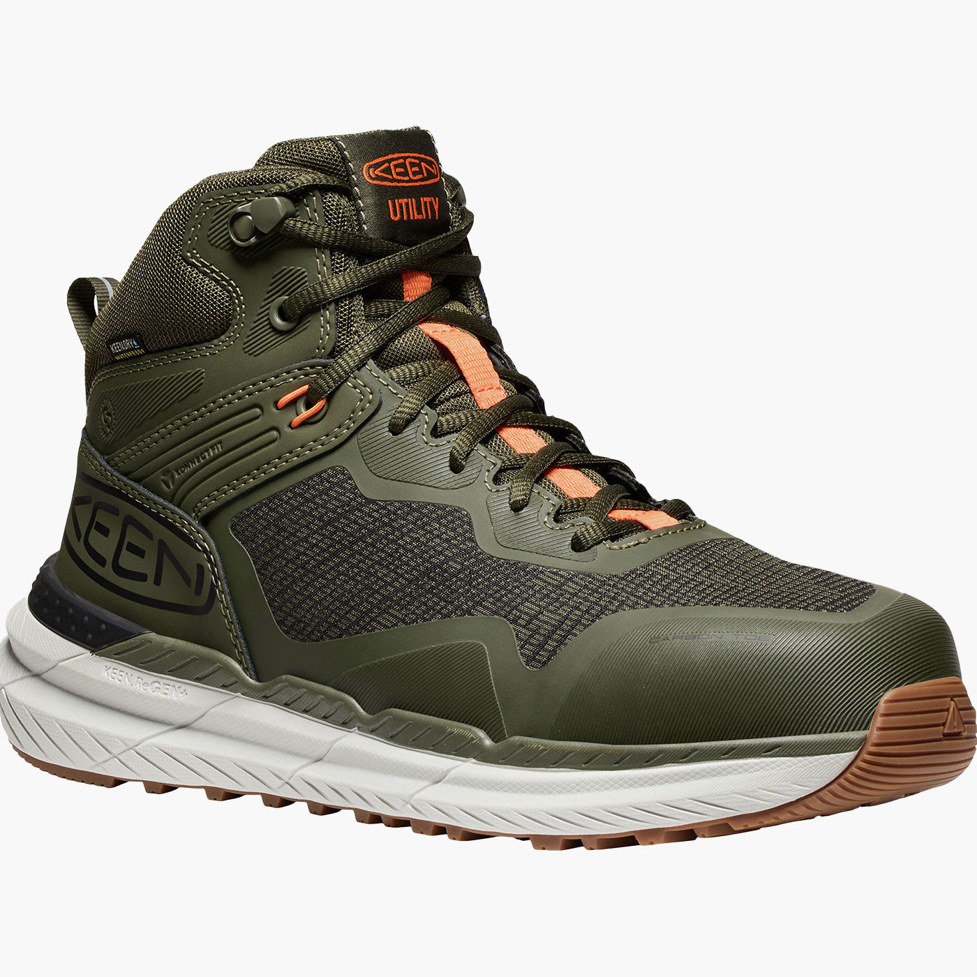 KEEN Utility Synchro Men's 5-inch Carbon Nano Toe Electrical Hazard Waterproof Work Boot