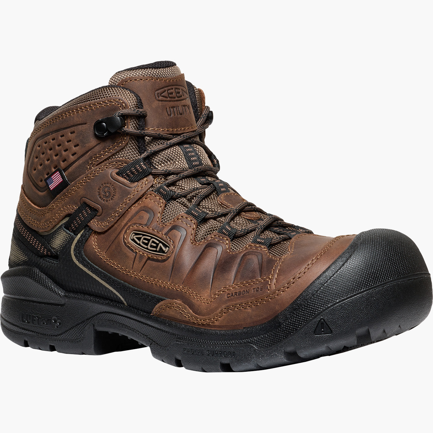 KEEN Utility TARGHEE IV Men's 5-inch Carbon Toe Electrical Hazard Waterproof Work Boot