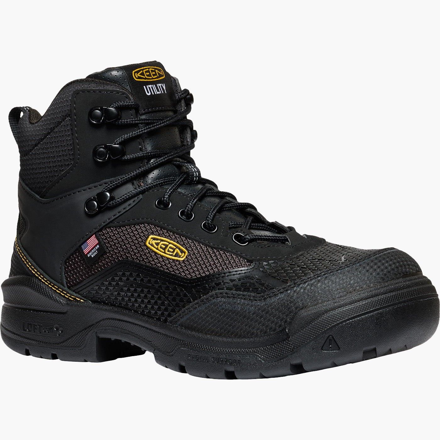 KEEN Utility Stronglite Men's 6-inch Carbon Toe Electrical Hazard Waterproof Work Boot