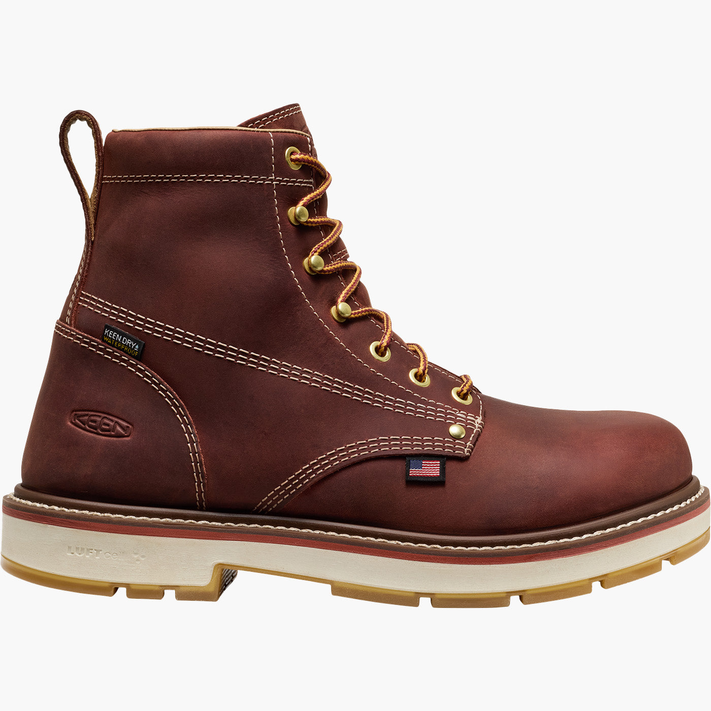 KEEN Utility Liberty Men's 6-inch Carbon Toe Electrical Hazard Waterproof Work Boot