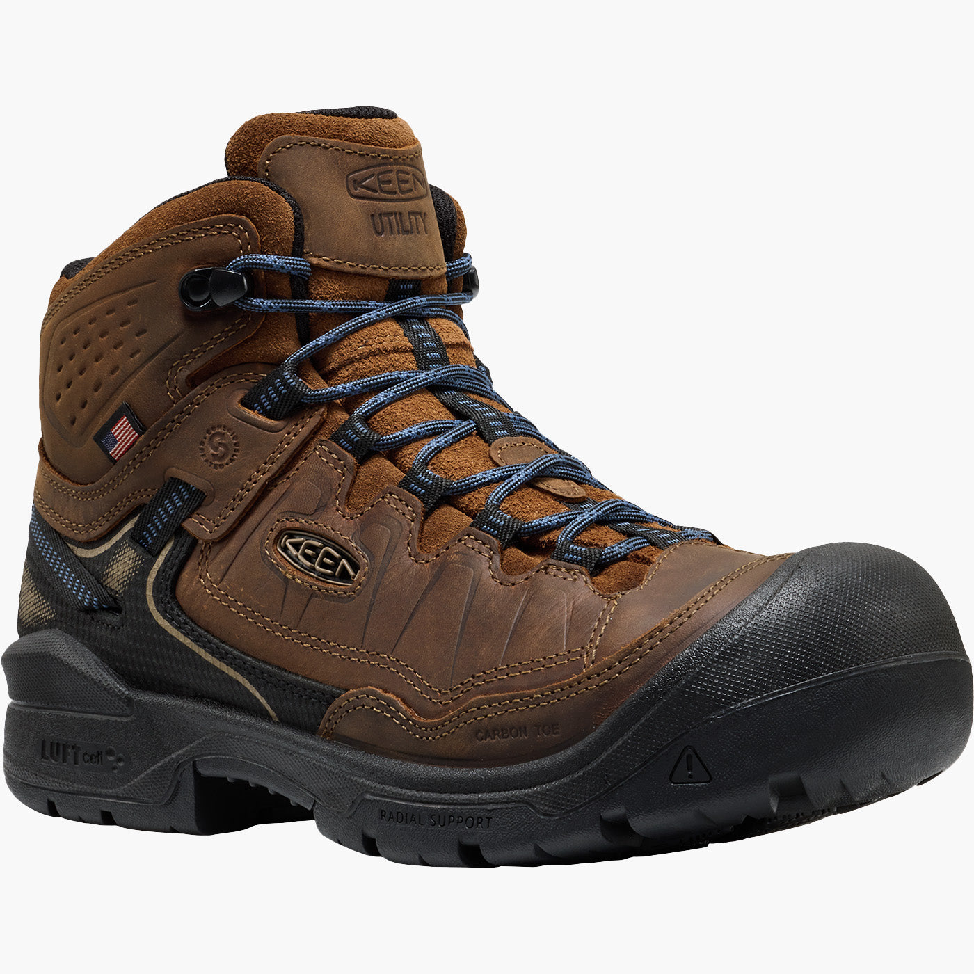 KEEN Utility TARGHEE IV LTR Men's 5-inch Carbon Toe Electrical Hazard Waterproof Work Boot