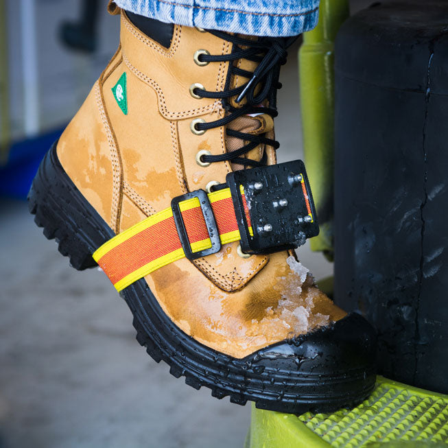 K1 Series Intrinsic Mid-Sole Unisex Adjustable Ice Cleats - birdseye