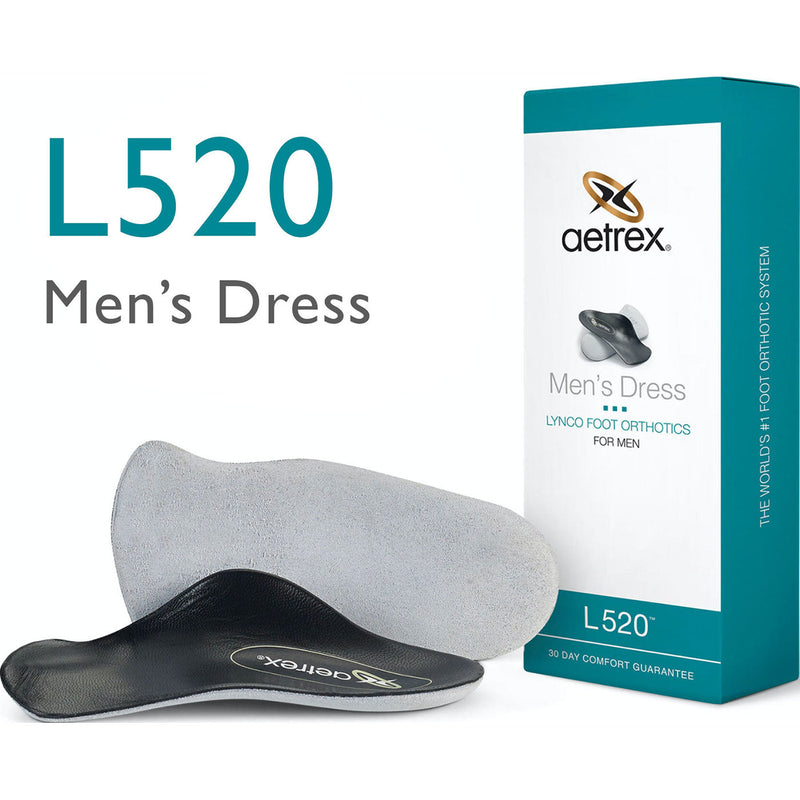 Aetrex Men's Dress 3/4 Low/Flat Arch Orthotic - main
