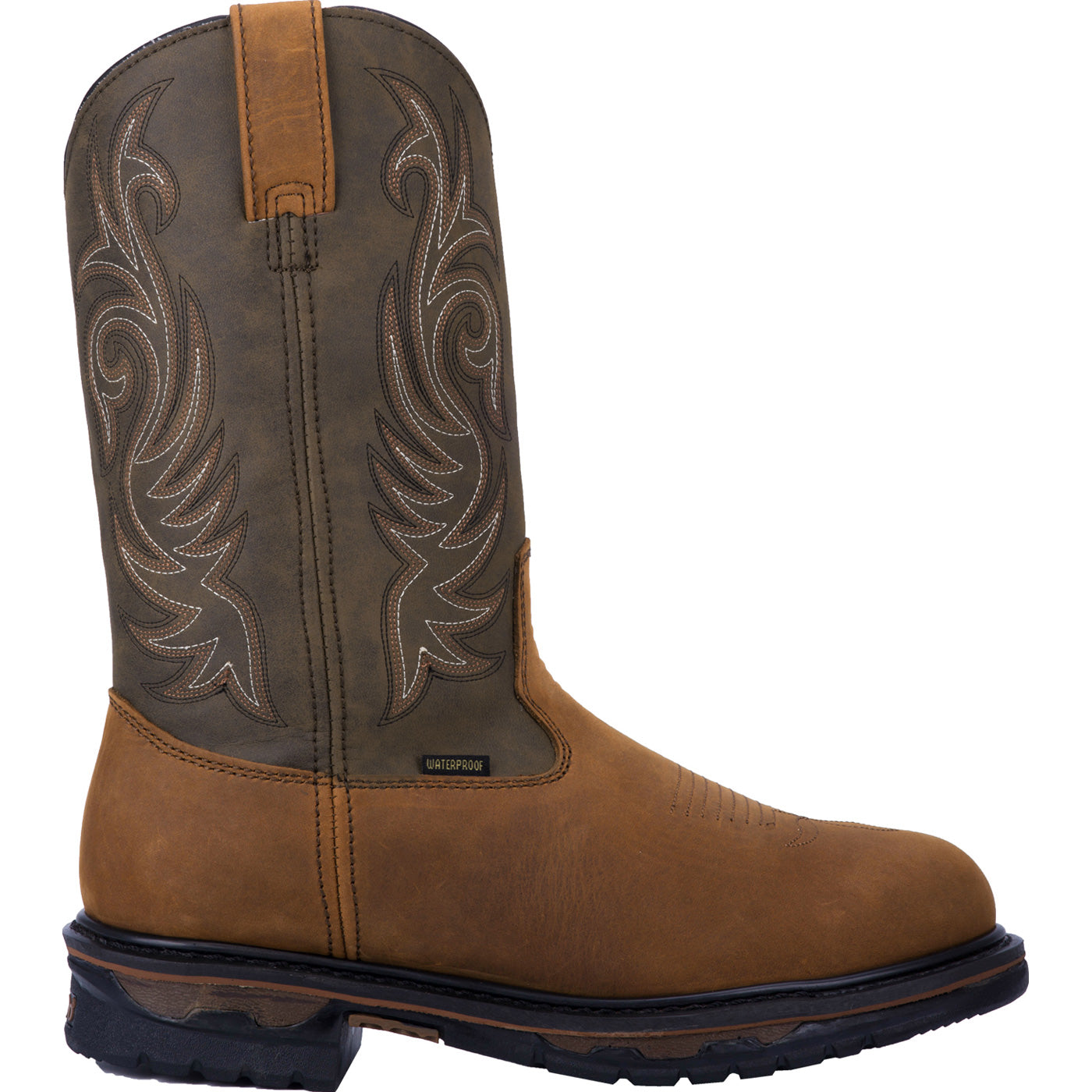 Laredo Hammer Men's Steel Toe Electrical Hazard Waterproof Western Pull-on Work Boot - profile