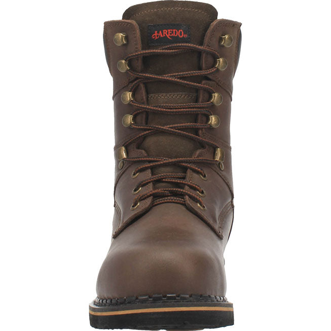 Laredo Men's 8-Inch Steel Toe Electrical Hazard Leather Work Boot - front