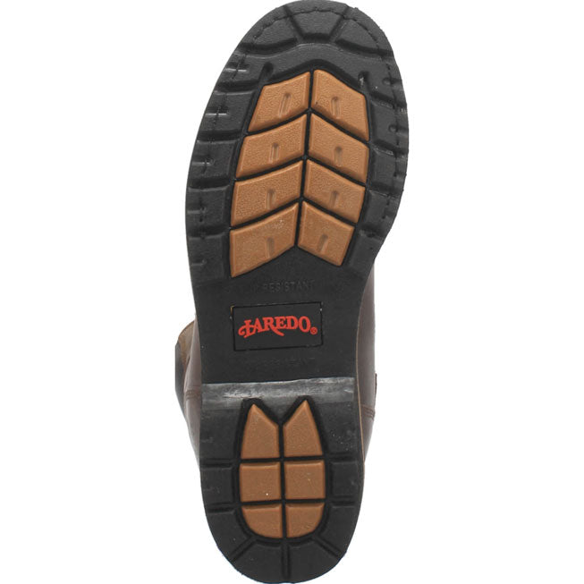 Laredo Men's 8-Inch Steel Toe Electrical Hazard Leather Work Boot - outsole