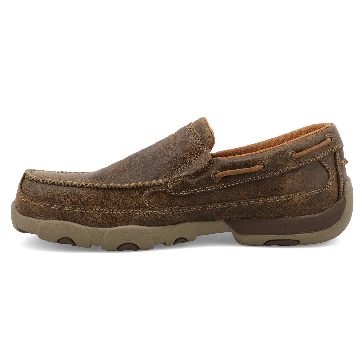 Twisted X Work Driving Moc Men's Composite Toe Electrical Hazard Slip-On Work Shoe - profile