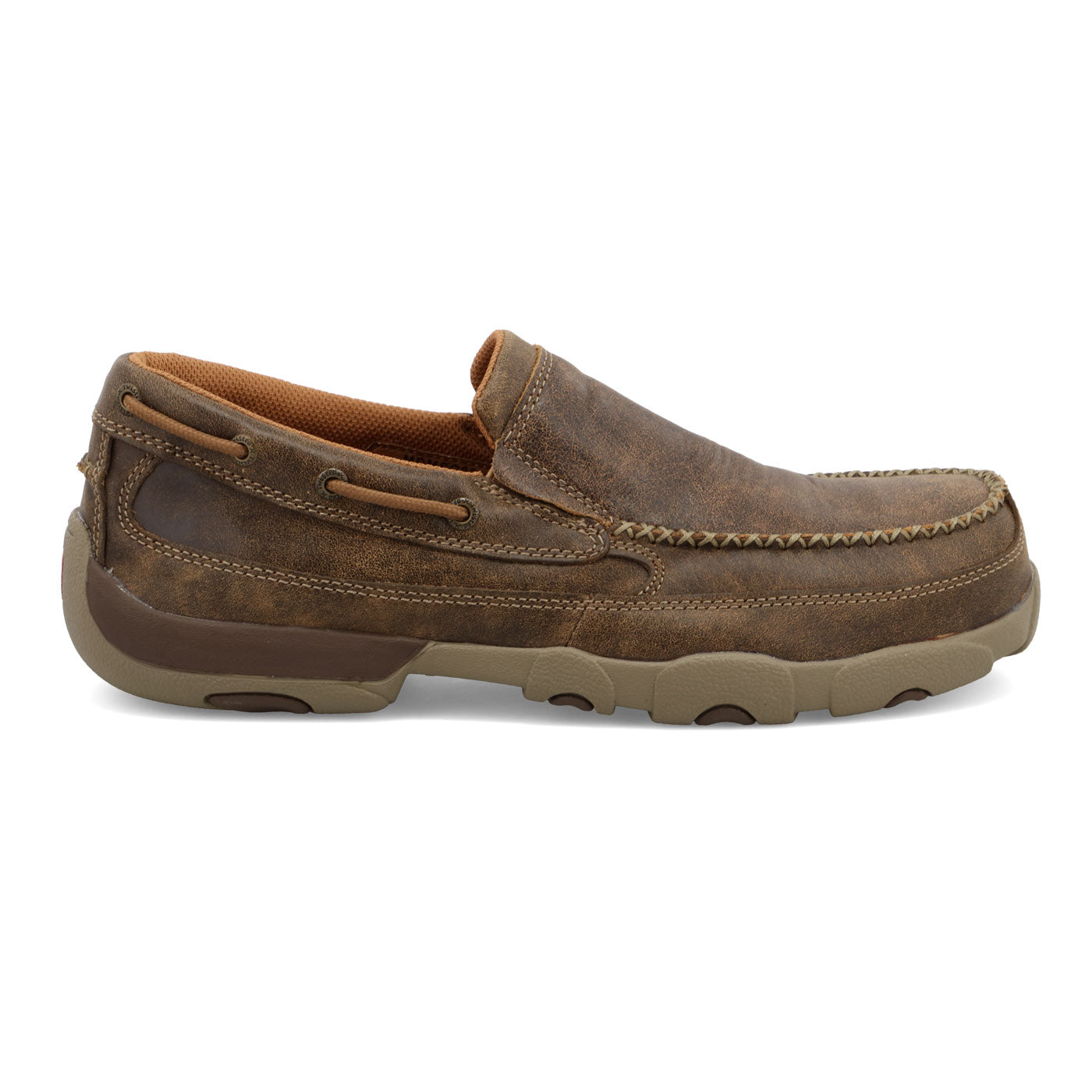 Twisted X Work Driving Moc Men's Composite Toe Electrical Hazard Slip-On Work Shoe - profile