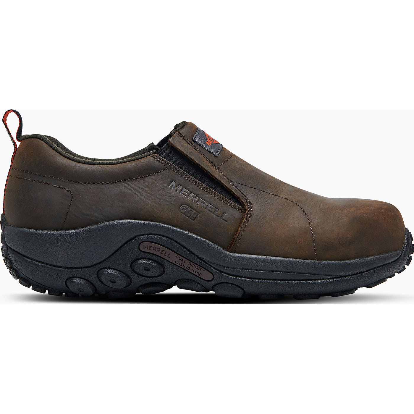 Merrell Jungle Moc Men's Composite Toe Static-Dissipative Leather Slip-On Oxford