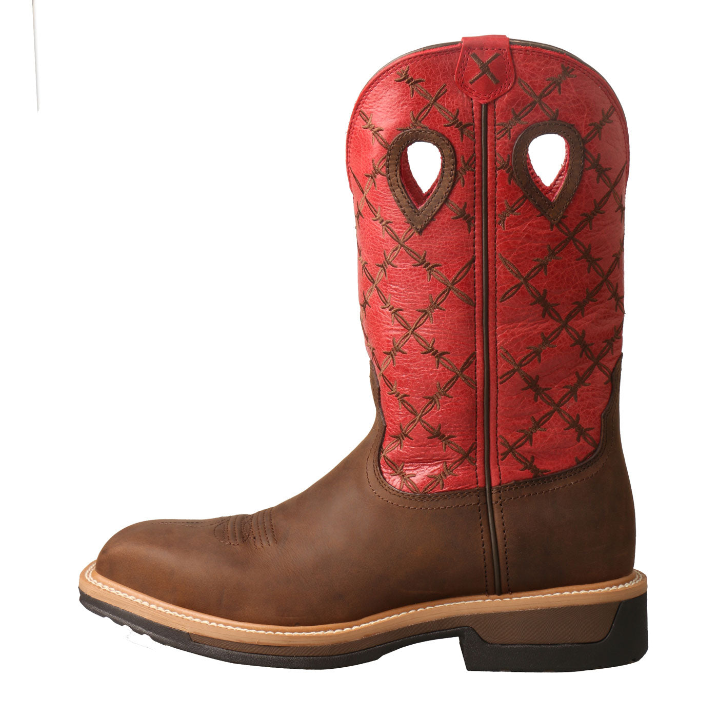 Twisted X Men's 12-Inch Alloy Toe Electrical Hazard Western Work Boot - profile