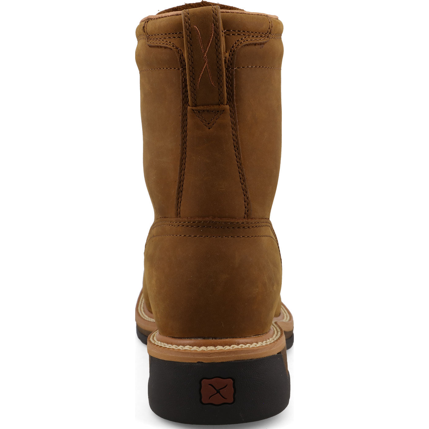 Twisted X Men's 8-Inch Nano Toe Puncture-Resisting Electrical Hazard Waterproof Work Boot - back